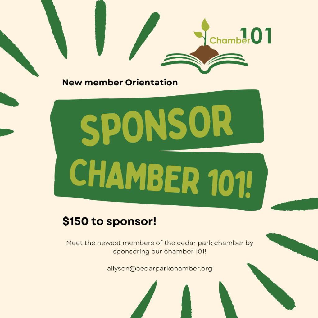 Sponsor Chamber 101
