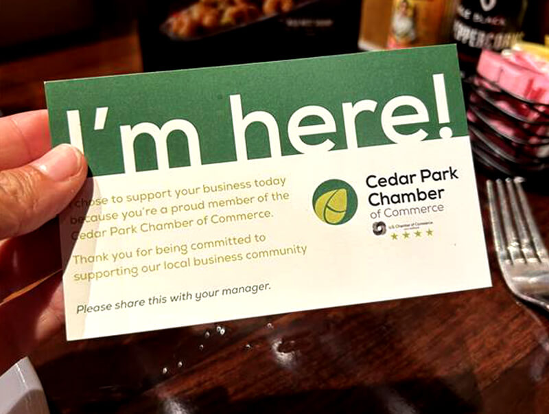 I'm Here Card I'm Here Card