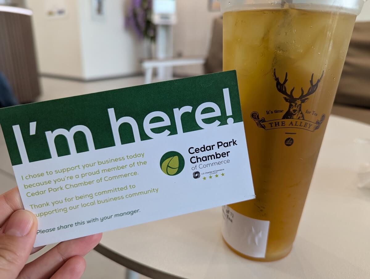 I'm Here Cards - Cedar Park Chamber I'm Here Cards - Cedar Park Chamber