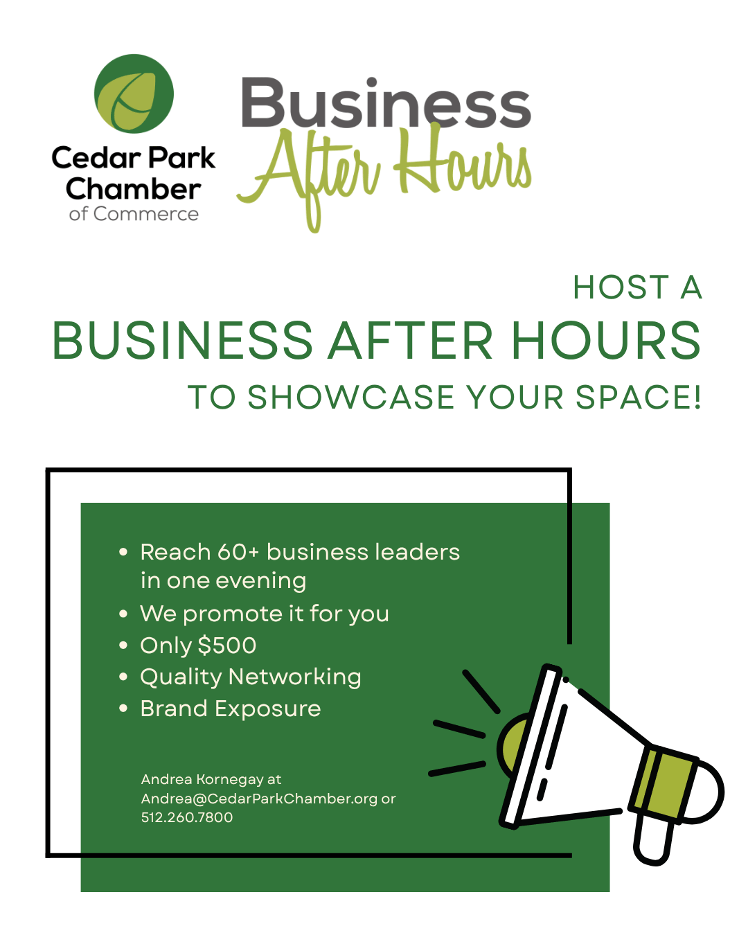 Business After Hours Sponsorship