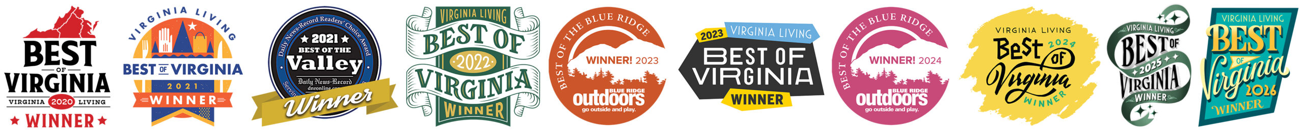 2020 - 2026 Maple Festival Awards Ten Badges Logo SMALL JPEG