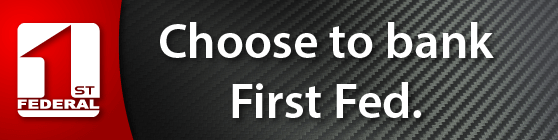 Choose to bank first fed banner