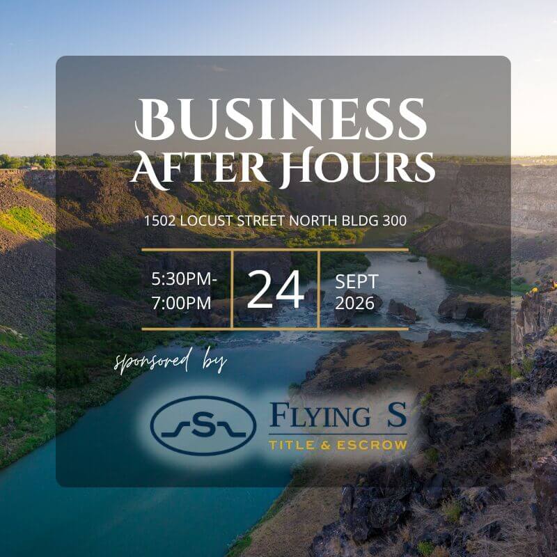 2 Business After Hours Sponsored by Flying S Title