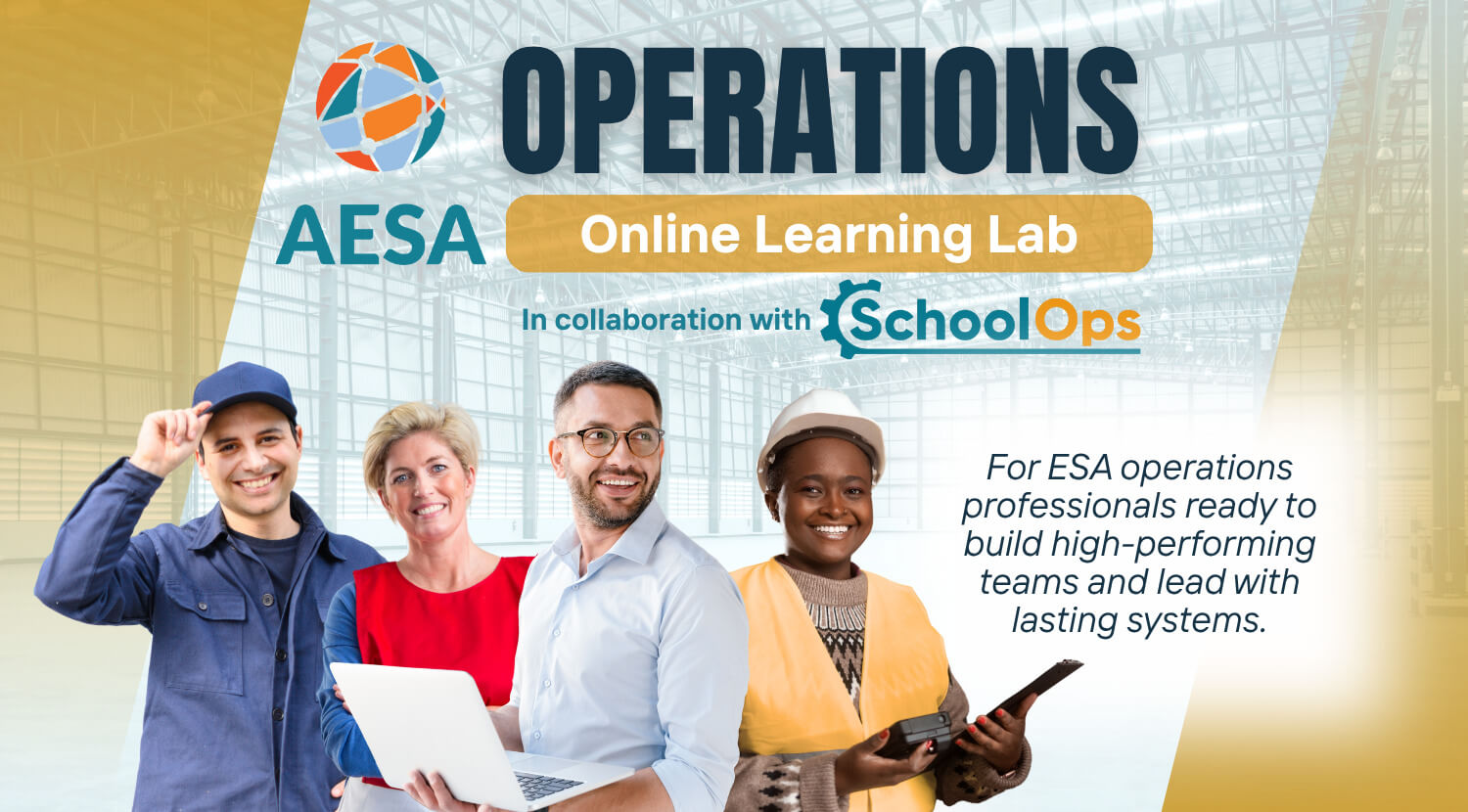 many people in different operational jobs on the banner