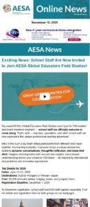 member newsletter preview