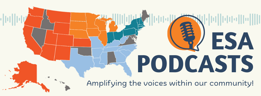 regional map and ESA podcasts