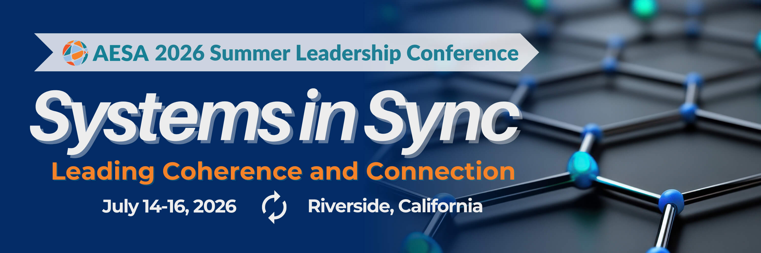AESA 2026 Summer Leadership Conference: Systems in Sync banner