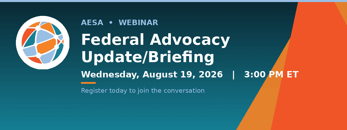 AESA-Federal-Advocacy-Webinar-Banner