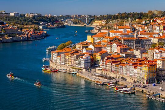 Portugal city on the bay