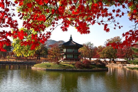 ancient building in South Korea