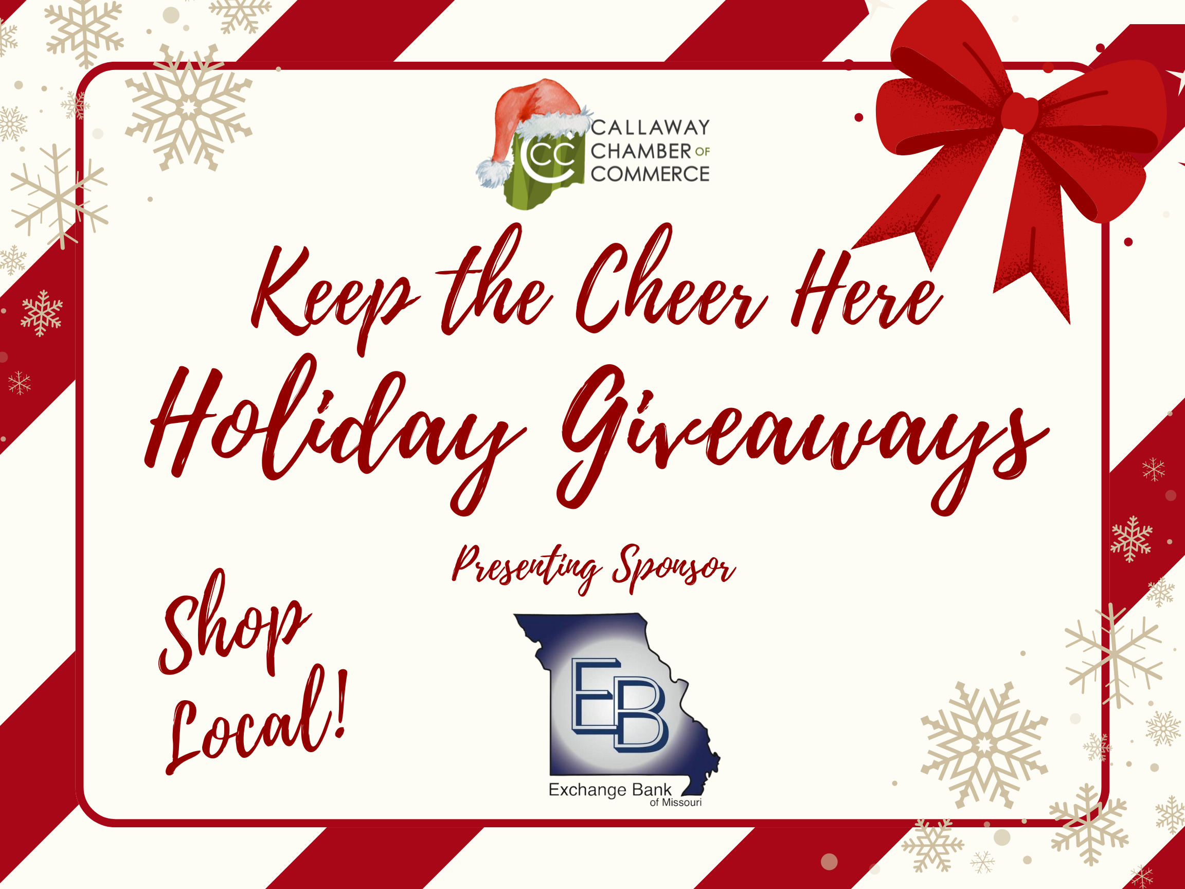 2025 Keep The Cheer Here Giveaways
