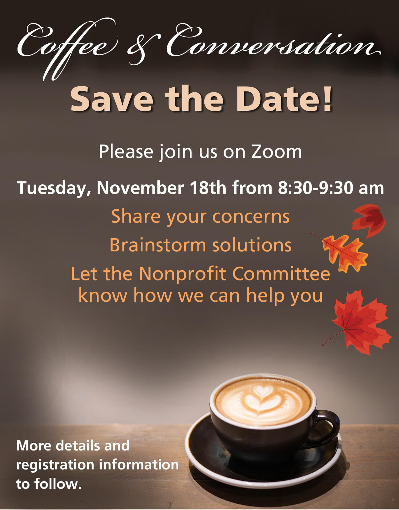 Coffee & Conversation Fall 2025 Coffee & Conversation Fall 2025