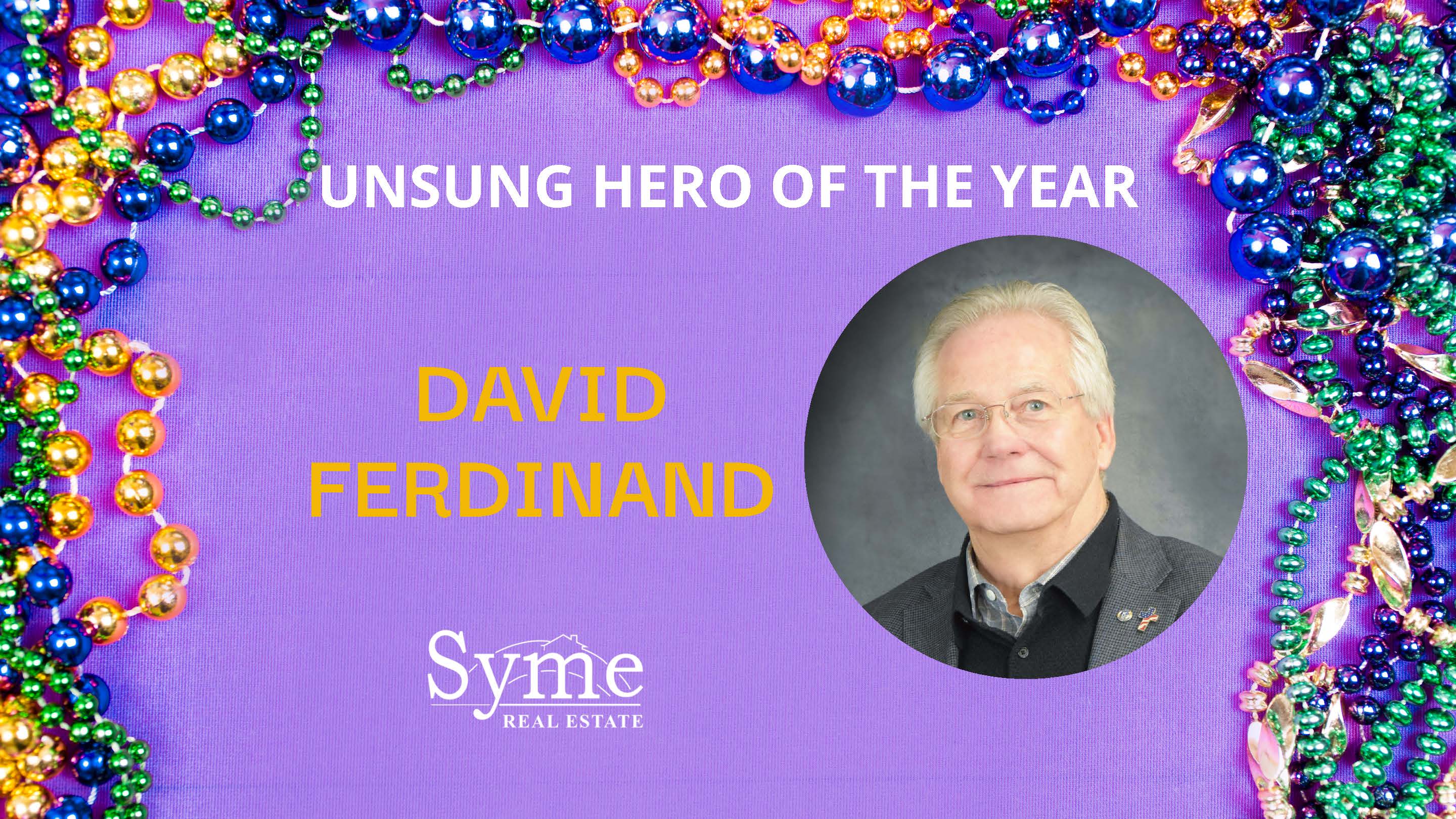 2025 Unsung Hero David Ferdinand
