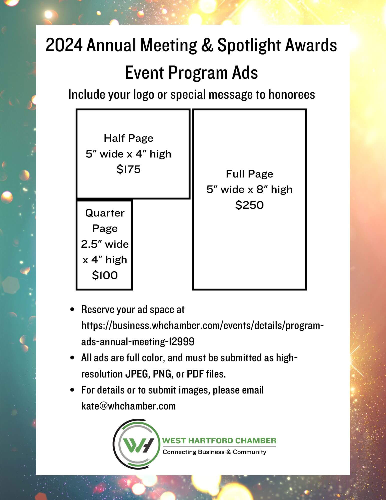 Event Program Ad Specs