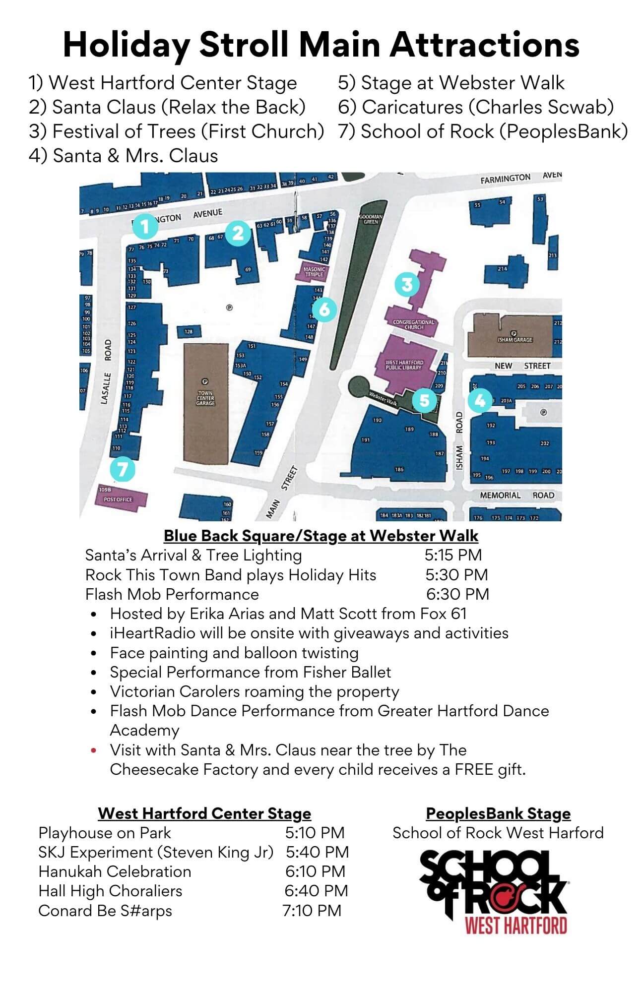 2024 Holiday Stroll Program Map