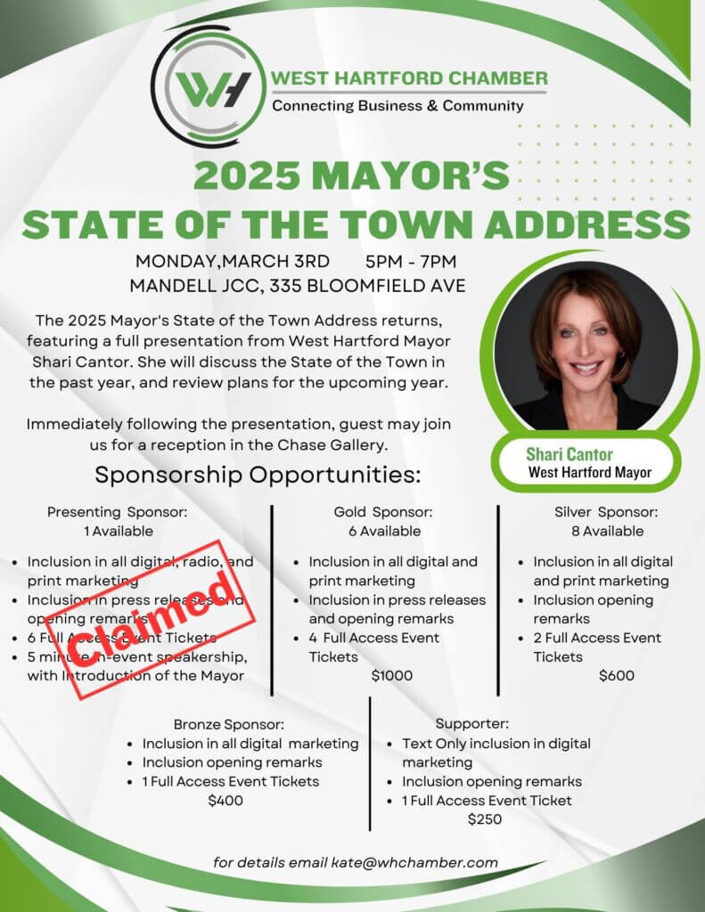 2025 Mayor’s State of the Town Address Sponsorship