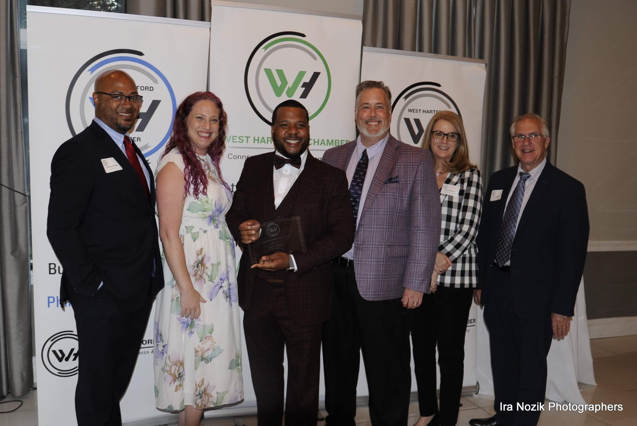 Victor Gonzalez YP Victor Gonzalez recieves young profesional of ht eyear award