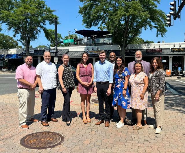 Group Photo Comptroller Scanlon, WH Town Council, Econ Dev