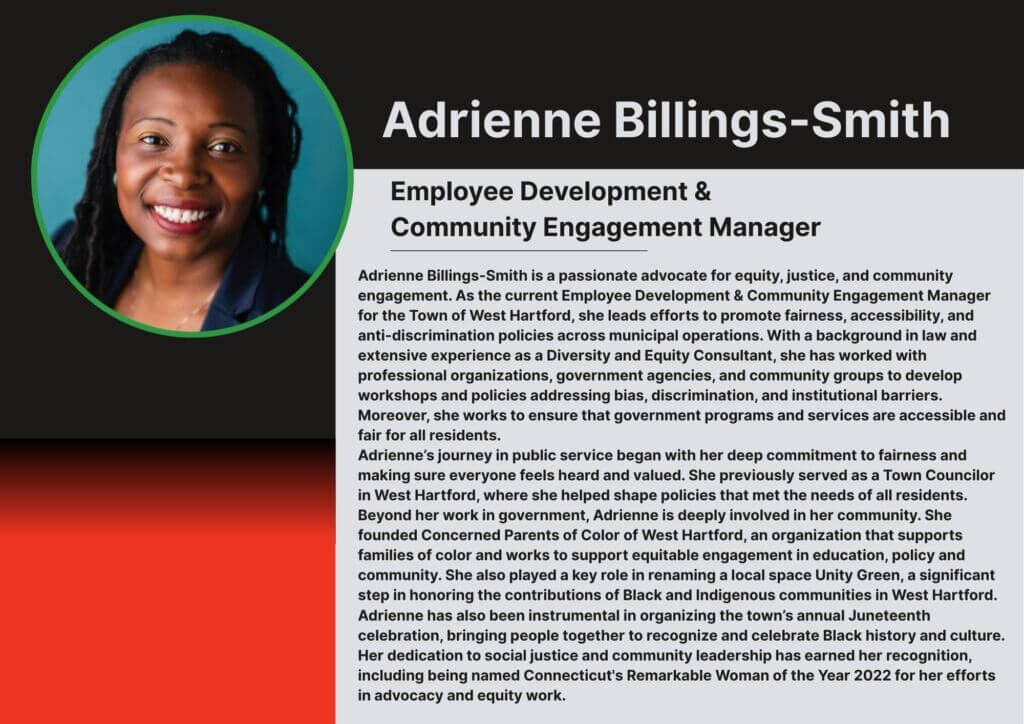 Headshot and bio Adrienne Billings-Smith