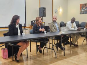 4 people on a panel