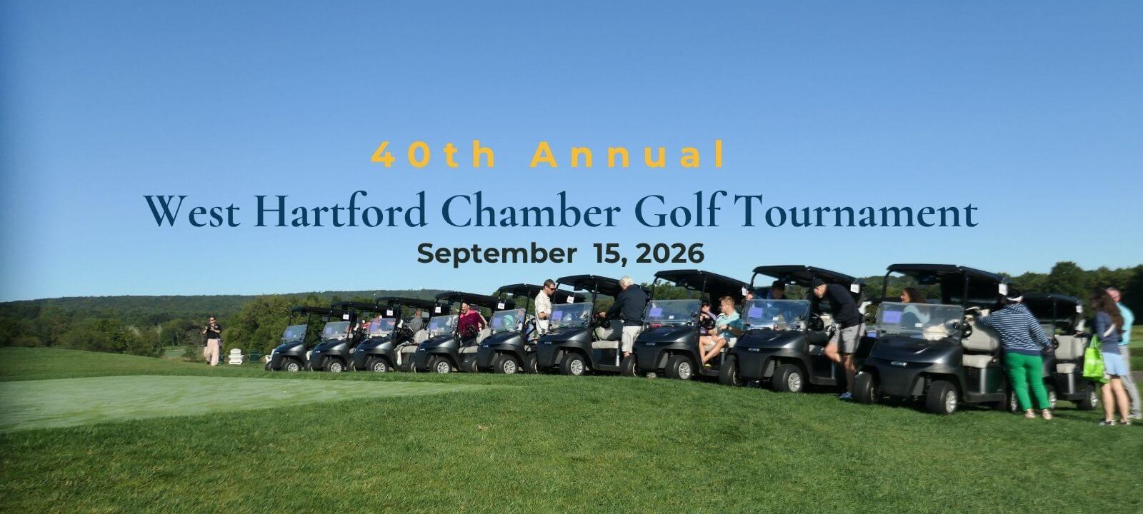 40th Annual West Hartford Chamber Golf Tournament