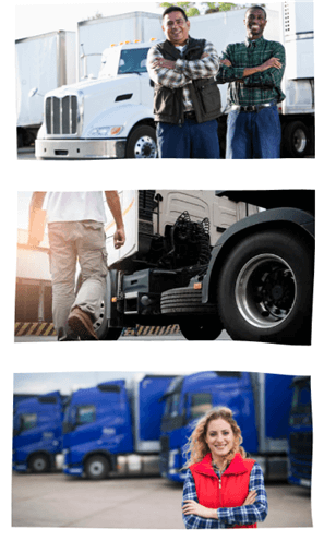 Truck Driver Collage