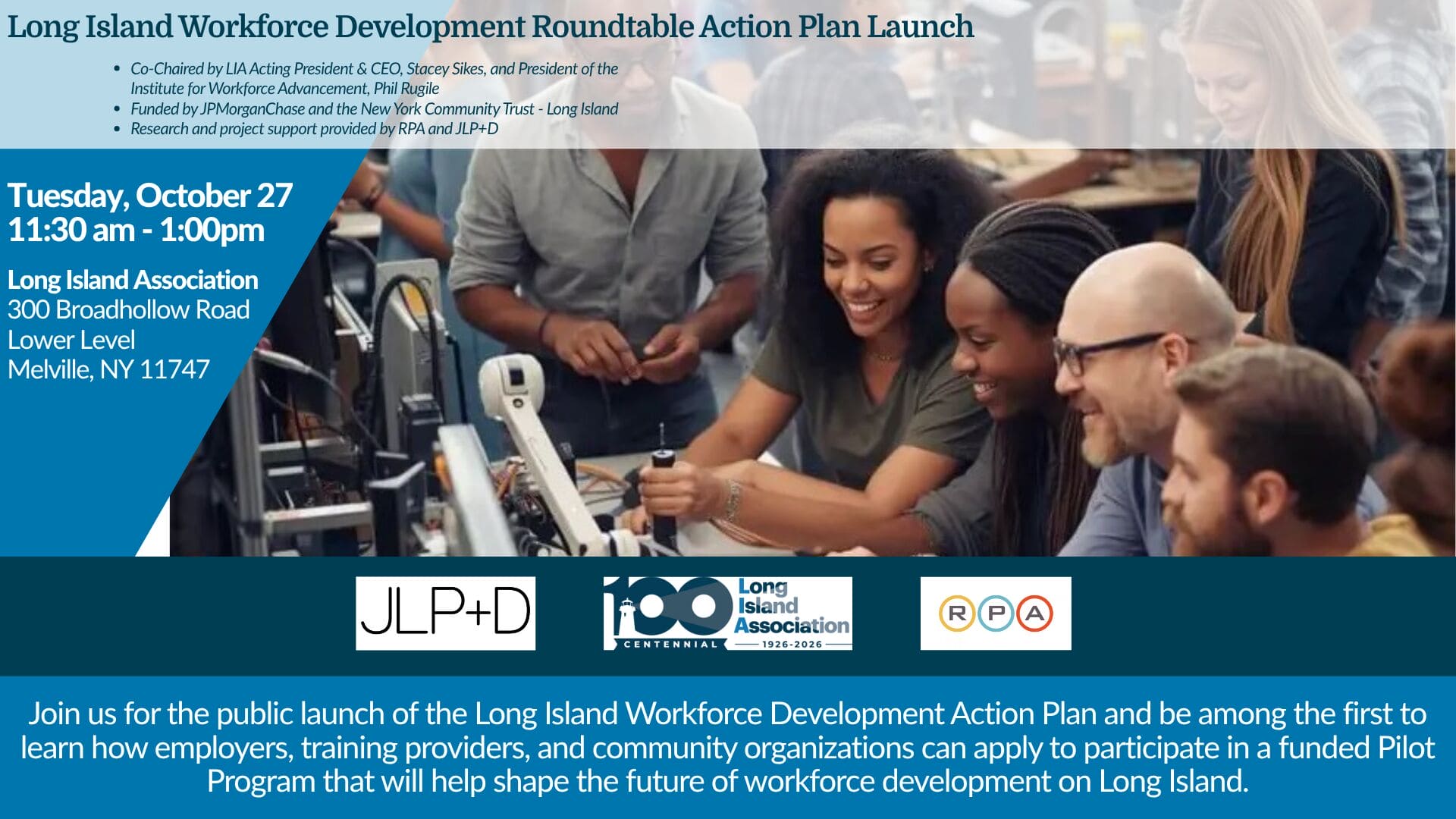 Workforce Development Event Flyer (1920 x 1080 px)