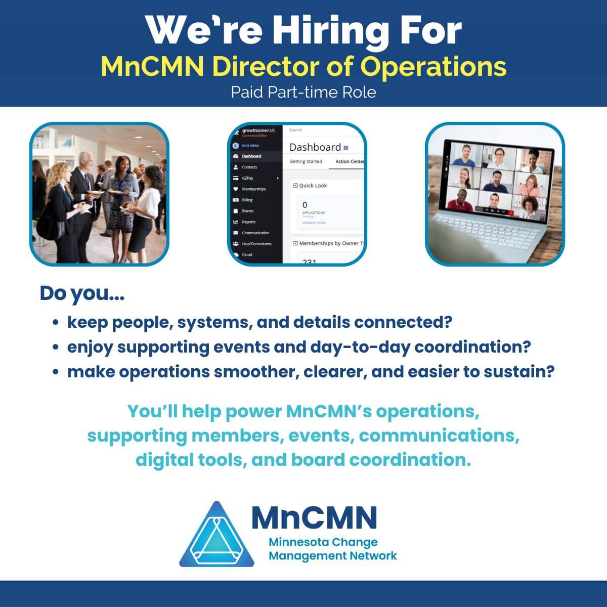 We're Hiring - Dir of Ops - Website Graphic