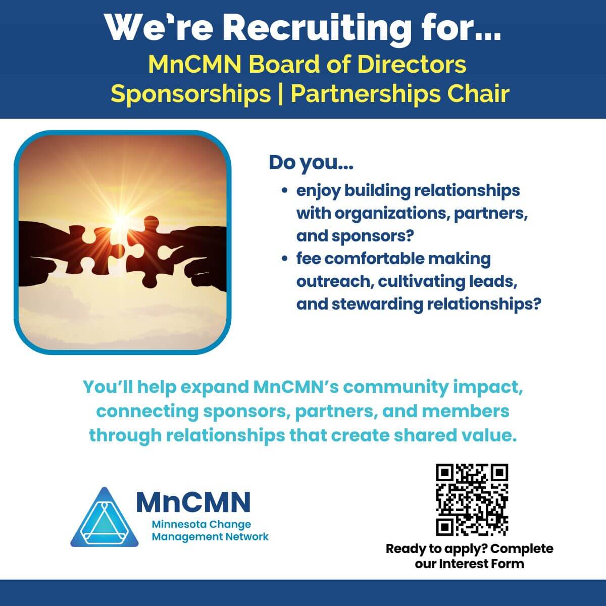SponsorshipPartnerships Chair SponsorshipPartnerships Chair