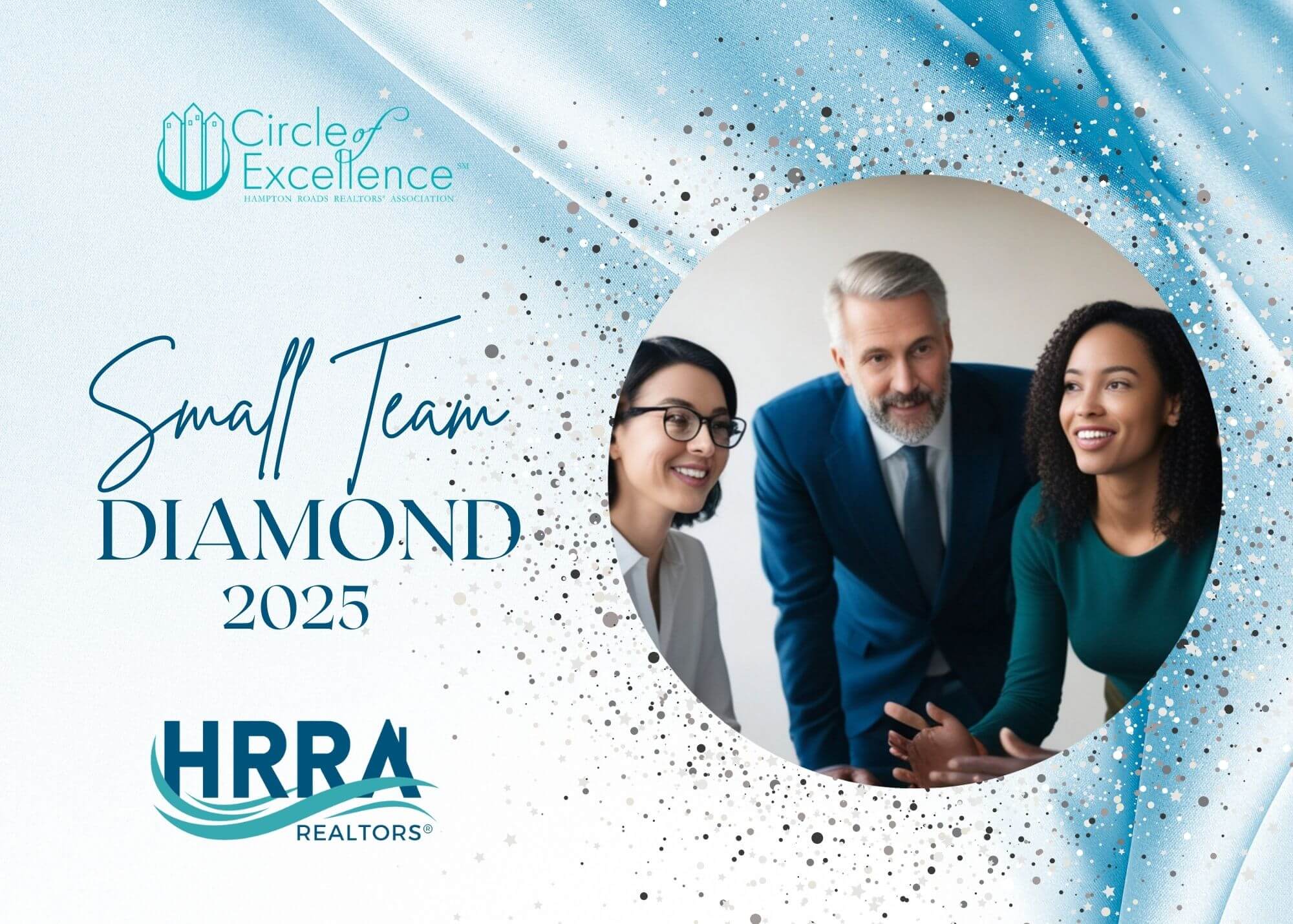 Canva Template for Diamond, Platinum, Gold, Silver, and Bronze Small Team Awards. 