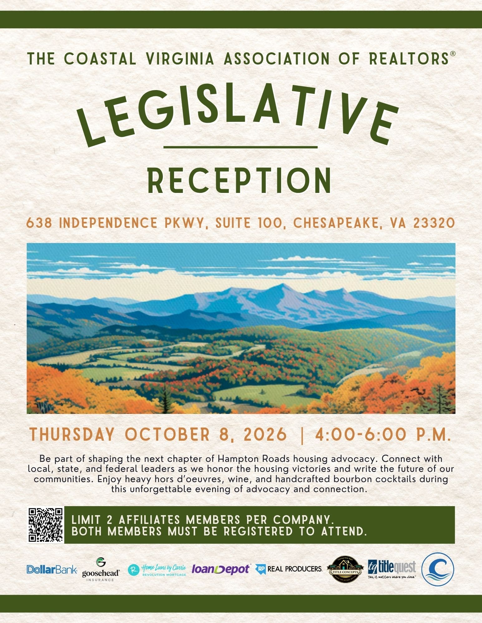 Legislative Reception 2026