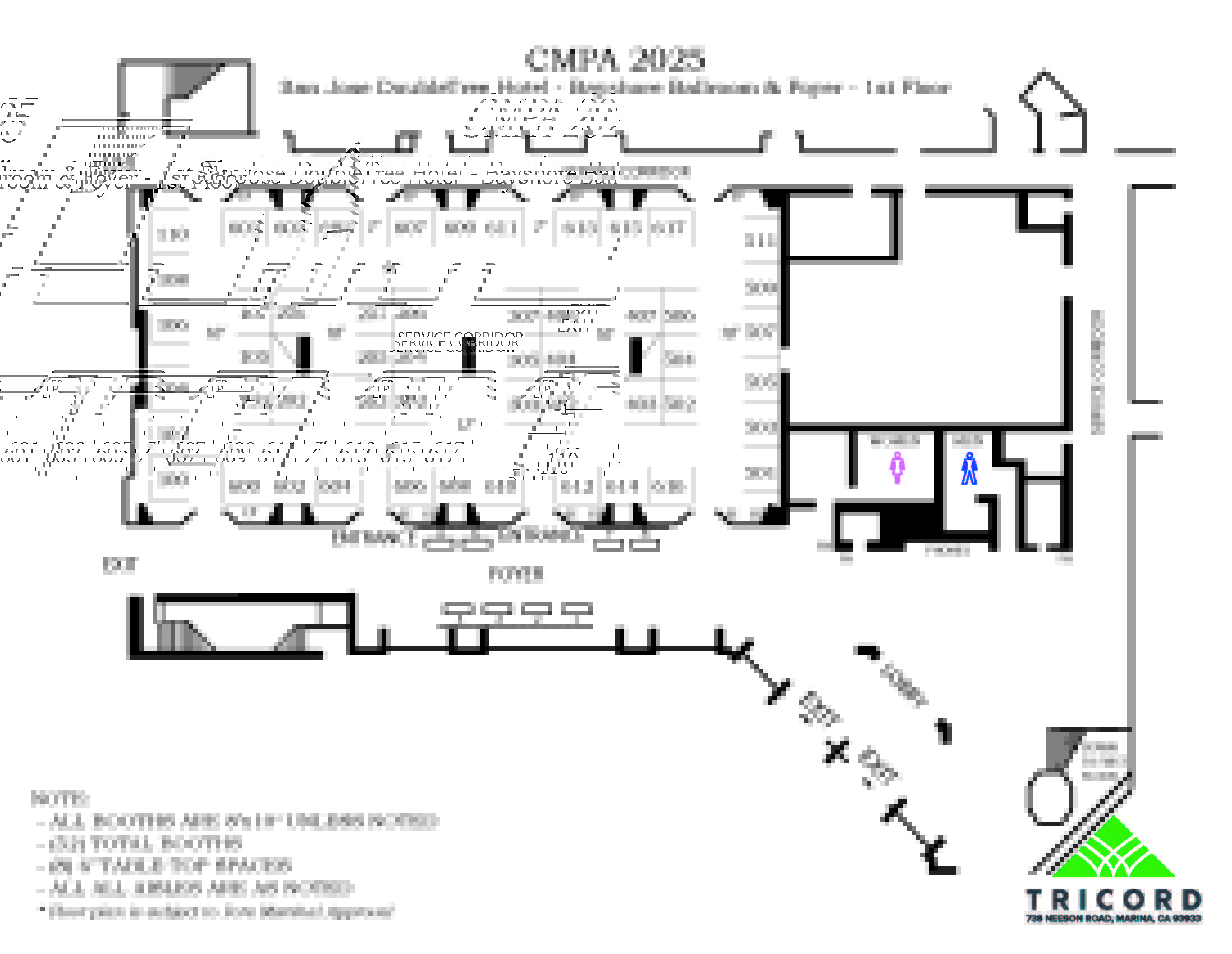 2025 Floorplan - Final 2025 Final Exhibitor Floorplan
