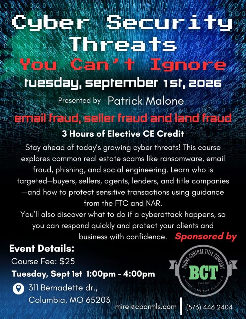 Cyber Security Seminar Information